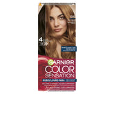 GARNIER-COLOR SENSATION tinta loira luminosa sem desbotar para cabelos escuros Louro Café 5 u.-DrShampoo - Perfumaria e Cosmética